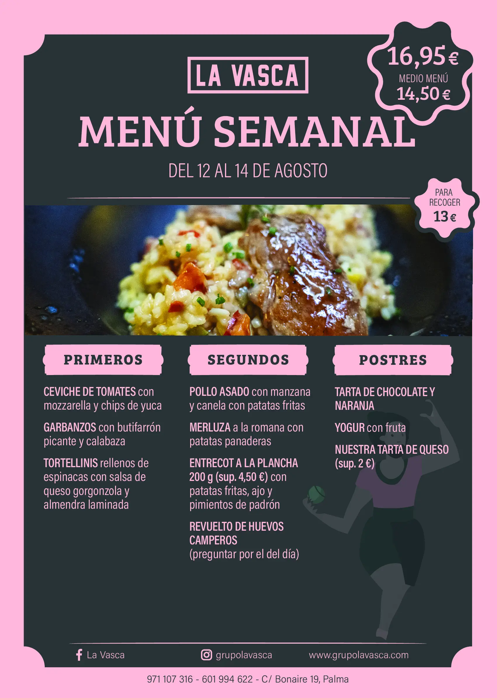 menú semanal la vasca