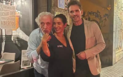 Matt Dillon, Fernando Trueba and Manu Tenorio dine at La Vasca