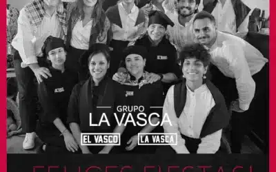 ¡Felices fiestas desde El Vasco y la Vasca!