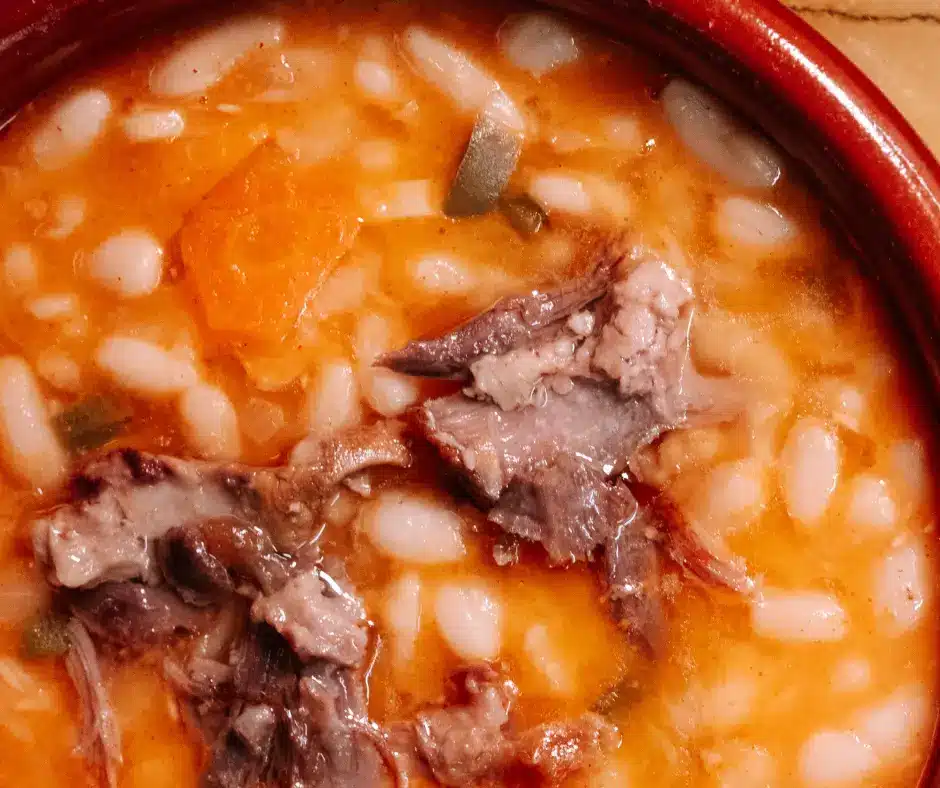 menu semanal alubias